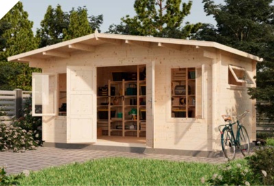 Хозблок 13 (Комфорт) - брус 44 мм	 (фото)