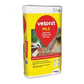 Цветной раствор вебер. ветонит ML5  белоснежный 140 25кг (48шт/палл) (фото)